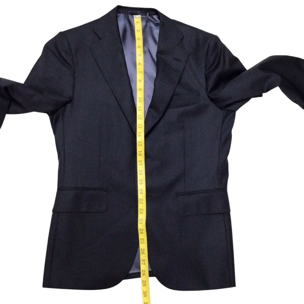 Suitsupply x Vitale Barberis Canonico Navy Wool Super 110's Blazer 38S